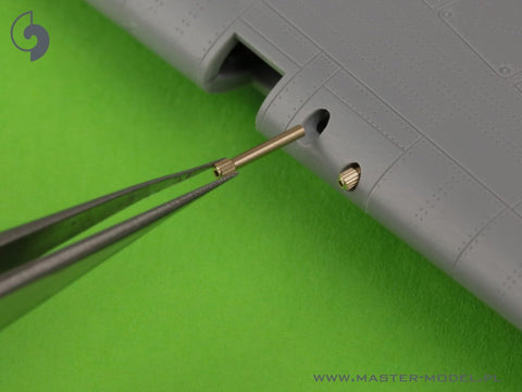 マスター AM-48-172 1/48 ホーカー ハリケーン Mk.Iib ブローニング .303 口径バレルチップ・ビードサイトマウント