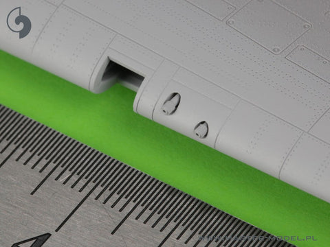 マスター AM-48-172 1/48 ホーカー ハリケーン Mk.Iib ブローニング .303 口径バレルチップ・ビードサイトマウント