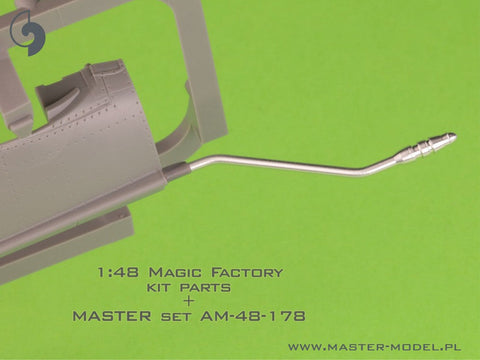 マスター AM-48-178 1/48 A-4 スカイホーク - BENT 給油プローブ ブーム (A-4M/N, OA-4M & late A-4E/F & TA-4F/J用)