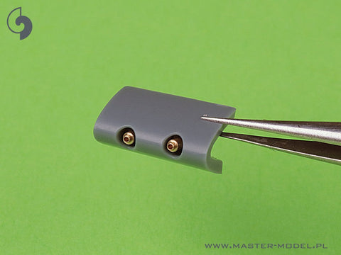 マスター AM-48-185 1/48 P-51B マスタング - 武装と照準器ディテールセット(エデュアルド用)