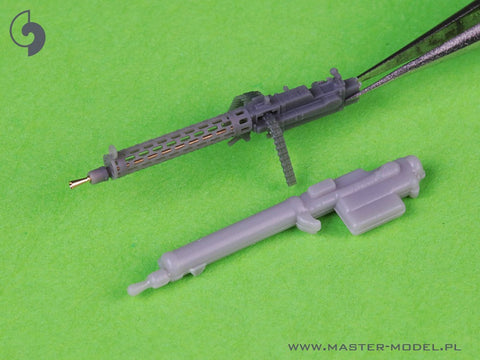 マスター AM-72-169 1/72 WWI ドイツ シュパンダウ LMG 08/15 機関銃 (2丁) - ショートチャージングハンドル付き