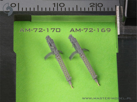 マスター AM-72-169 1/72 WWI ドイツ シュパンダウ LMG 08/15 機関銃 (2丁) - ショートチャージングハンドル付き