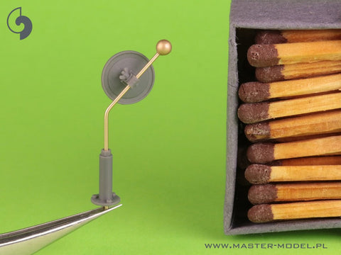 マスター GM-16-005 1/16 ドイツ車両の車幅表示器 (2ピース, ショート - Sd.Kfz. 250, 251用)