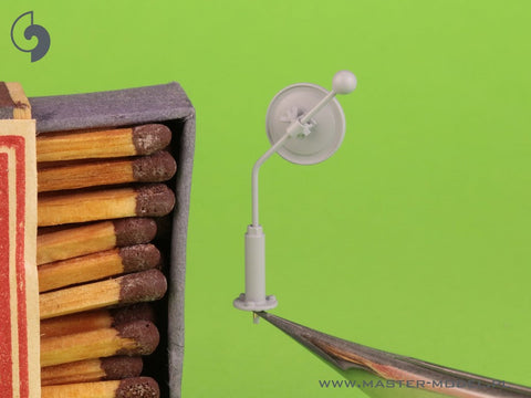 マスター GM-16-005 1/16 ドイツ車両の車幅表示器 (2ピース, ショート - Sd.Kfz. 250, 251用)