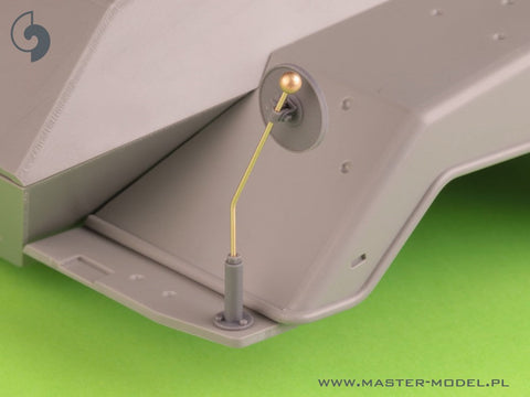 マスター GM-16-006 1/16 ドイツ車両の車幅表示器 (4ピース, ロング - Sd.Kfz. 234用)