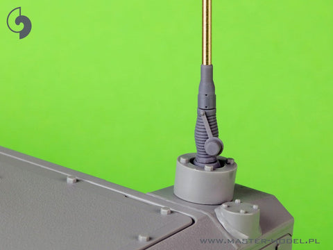 マスター GM-16-007 1/16 レオパルト 2 A7V 他 Comrod VHF3088VMアンテナ (2個) - ストレートバージョン
