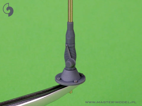 マスター GM-16-007 1/16 レオパルト 2 A7V 他 Comrod VHF3088VMアンテナ (2個) - ストレートバージョン