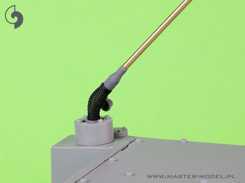 マスター GM-16-008 1/16 レオパルト 2 A7V 他 Comrod VHF3088VMアンテナ (2個) - 傾斜バージョン