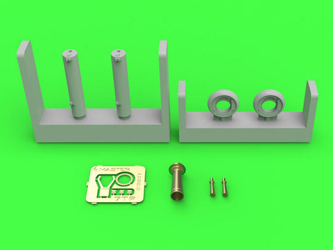 マスター GM-35-035 1/35 ポーランド 軽戦車7TP - ツインタレット - MG wz.30 (装甲無 ガンバレル) & シグナルホーン (IBG用)