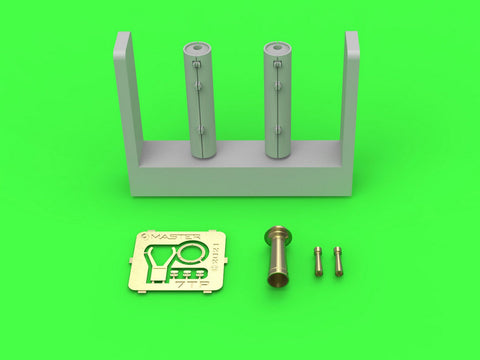 マスター GM-35-036 1/35 ポーランド 軽戦車7TP - ツインタレット - MG wz.30 (装甲付 ガンバレル) & シグナルホーン (IBG用)