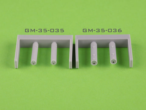 マスター GM-35-036 1/35 ポーランド 軽戦車7TP - ツインタレット - MG wz.30 (装甲付 ガンバレル) & シグナルホーン (IBG用)