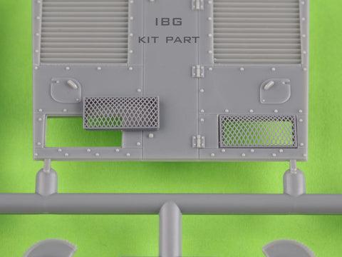 マスター GM-35-037 1/35 ポーランド 軽戦車7TP - 駆動輪 & エンジングリル (IBG用)