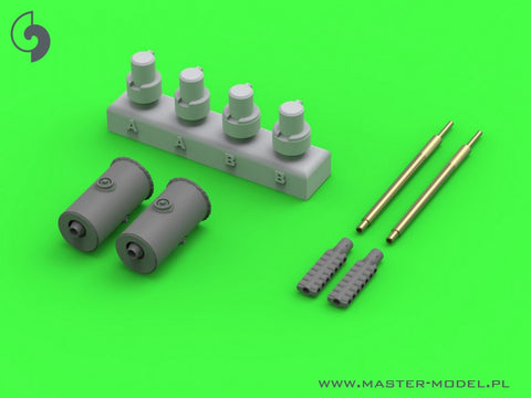 マスター GM-35-058 1/35 IV号対空戦車・V号対空戦車・38(t)「クーゲルブリッツ」 装甲スリーブ付き MK103 (30mm) 砲身 (ドラゴン・タコム・ボーダー用)