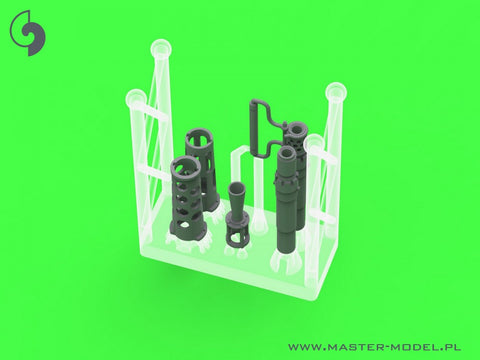 マスター GM-35-061 1/35 ブローニング M2HB .50 cal (12.7mm) 機関銃銃身 WWII・戦後型