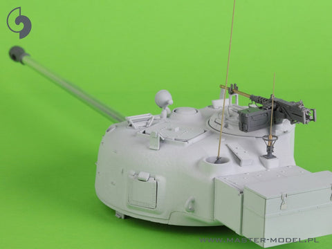 マスター GM-35-063 1/35 ブローニング M2HB .50 口径 (12.7mm) 戦車マウント用機関銃 - WWII型 (初期のトレイを備えた初期の M23 クレードル)