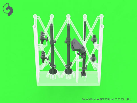 マスター GM-35-064 1/35 ブローニング M2HB .50 口径 (12.7mm) M3 三脚付き機関銃 - WWII型 (M2 弾薬箱付き)