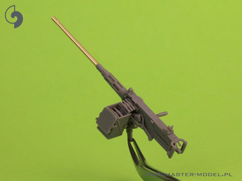 マスター GM-35-069 1/35 ブローニング M2HB .50 cal (12,7mm) - タンクマウント - WWII 初期バージョン (D69820 クレイドル スモール50 弾薬缶 D68375)