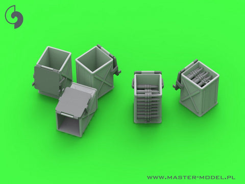 マスター GM-35-071 1/35 初期小型(50発)弾薬缶 (D68375) ブローニング M2HB .50 cal 機関銃 (6ピース) - オープン