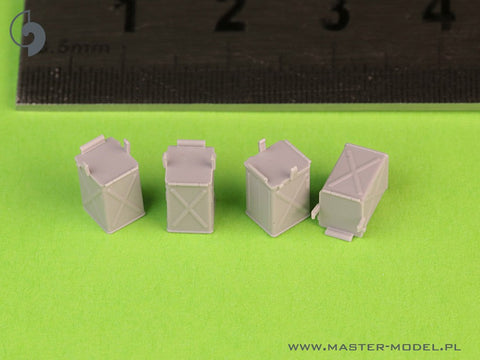 マスター GM-35-072 1/35 初期小型(50発)弾薬缶 (D68375) ブローニング M2HB .50 cal 機関銃 (6ピース) - クローズ