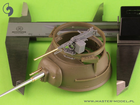 マスター GM-35-073 1/35 ブローニング M2HB .50 cal (12,7mm) - M49 リングマウント用 (D40721 キャリッジ/D40733 クレイドル/D40731 修理済み弾薬缶 or D90078 トレイ)