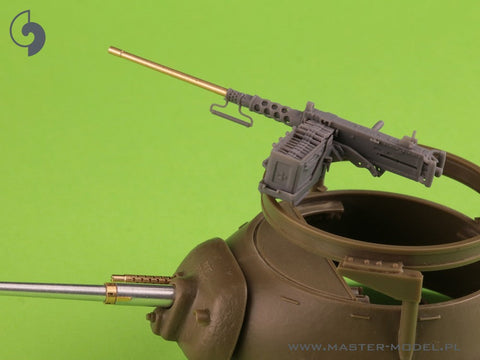 マスター GM-35-073 1/35 ブローニング M2HB .50 cal (12,7mm) - M49 リングマウント用 (D40721 キャリッジ/D40733 クレイドル/D40731 修理済み弾薬缶 or D90078 トレイ)