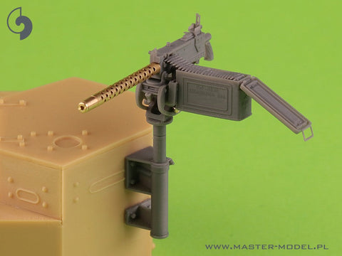 マスター GM-35-087 1/35 ブローニング M1919 A4 .30 cal (7,62mm) - 対空M20 マウント (M3 スチュアート) or D7431 cradle (M3スカウトカー用)