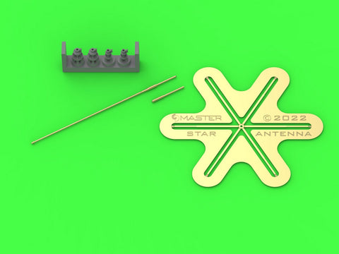 マスター GM-72-020 1/72 WWII ドイツ 1.8m スターアンテナ(1本)