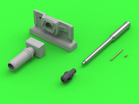 マスター GM-72-021 1/72 WWII タイガーI 初期型マズルブレーキ 88mm KwK36 L/56 金属砲身・MG-34銃身