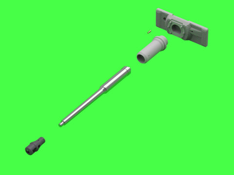 マスター GM-72-022 1/72 WWII タイガーI 後期型マズルブレーキ 88mm KwK36 L/56 金属砲身・MG-34銃身