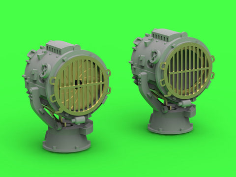 マスター SM-350-115 1/350 SMS エムデン ドイツ サーチライト 1.1m