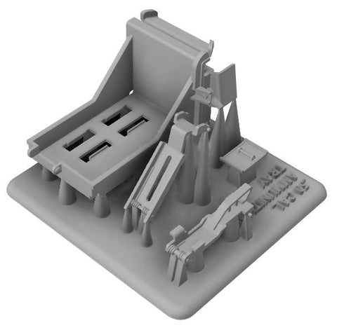 MJミニチュア MJEZ35020 1/35 .50 CAL 弾薬箱トレイ