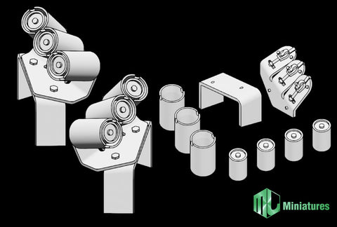 MJミニチュア MJEZ35024 1/35 WWII タイガーI スモークディスチャージャー