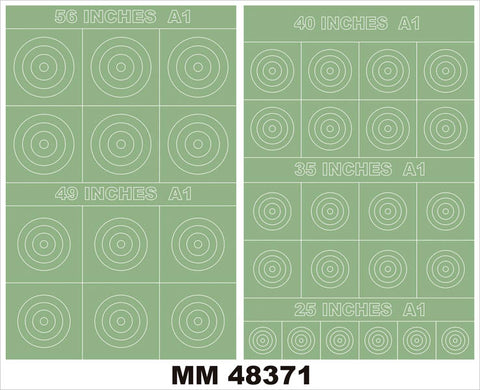 モンテックス MM48371 1/48 (汎用)マスキングシート
