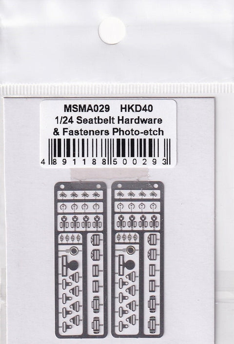 MSMクリエイション MSMA029 1/24 シートベルトハードウェア・ファスナー エッチングパーツ