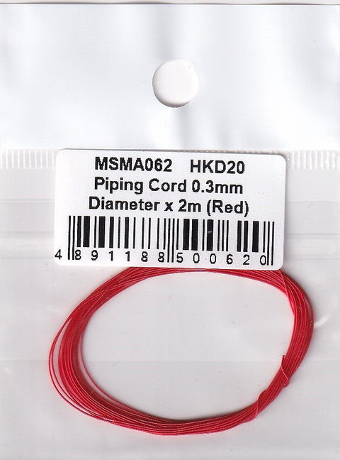 MSMクリエイション MSMA062 配管コード直径0.3mm×2m(レッド)