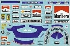 MSMクリエイション MSMD091 1/12 A.プロスト フィギュア用 デカール (マクラーレン&フェラーリ)