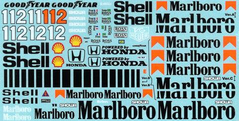 MSMクリエイション MSMD180 1/12 マクラーレンMP4/4 スポンサーデカール