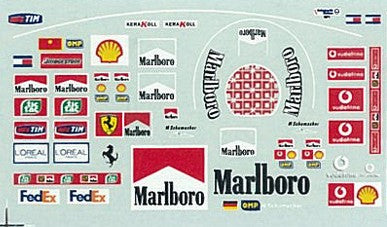 MSMクリエイション MSMD004 1/20 M.シューマッハ 2000-2002 フィギュアデカール