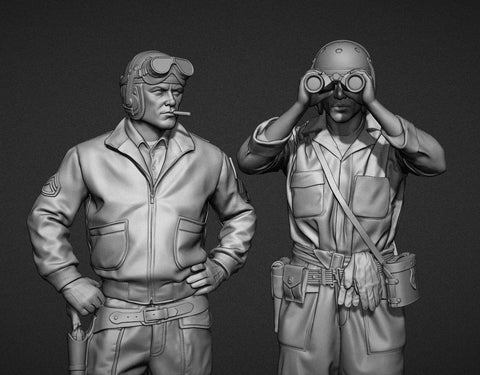 パンツァーアート FI35-115 1/35 アメリカ軍 戦車兵 セット