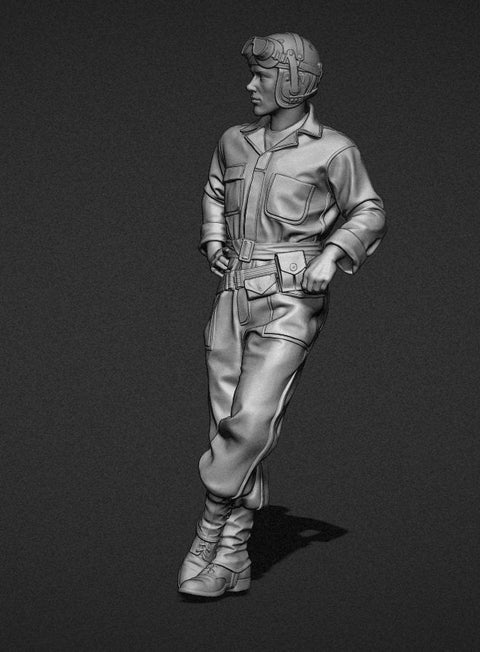 パンツァーアート FI35-116 1/35 アメリカ軍 カバーオールの戦車兵 No.1