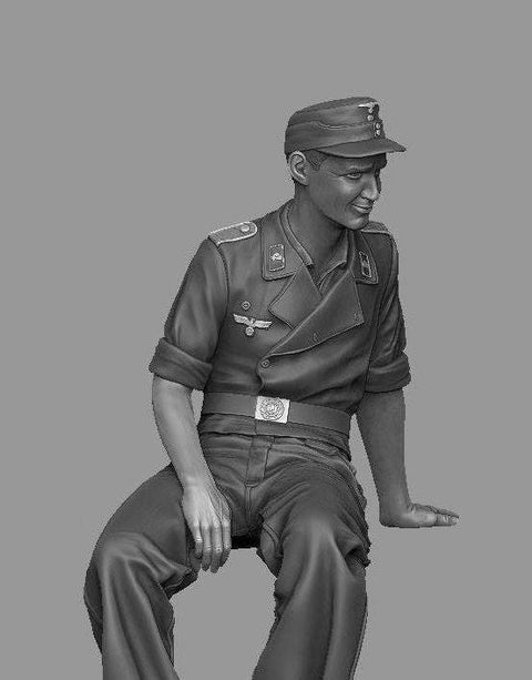 パンツァーアート FI35-123 1/35 突撃砲 休憩中の砲手