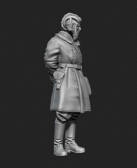 パンツァーアート FI35-128 1/35 シープスキンコートを着たソビエト戦車 司令官 No1