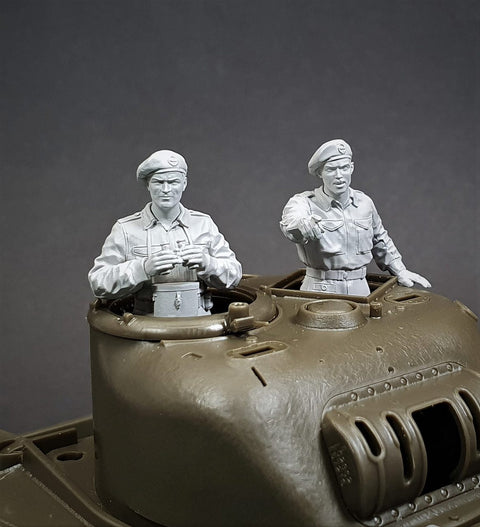 パンツァーアート FI35-175 1/35 イギリスの"シャーマン" 砲塔戦車兵セット