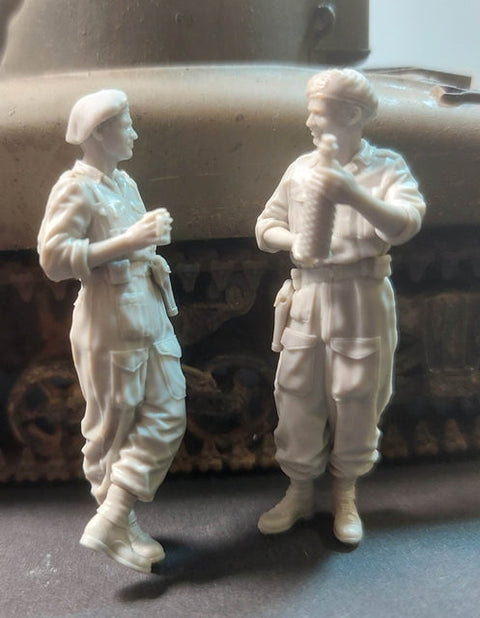 パンツァーアート FI35-192 1/35 ノルマンディーのイギリス戦車兵セット