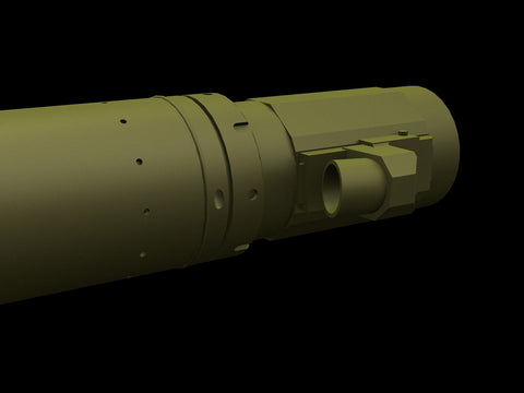 パンツァーアート GB35-006 1/35 レオパルト 2A6・7 主力戦車用(RH-M 120 L55)砲身(汎用)