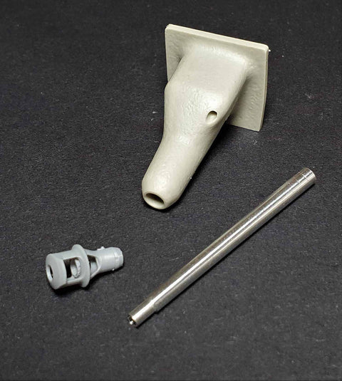 パンツァーアート GB35-069 1/35 III号突撃砲G型(KwK40)砲身 (中期型 マズルブレーキ)・ザウコップ MG防楯(汎用)