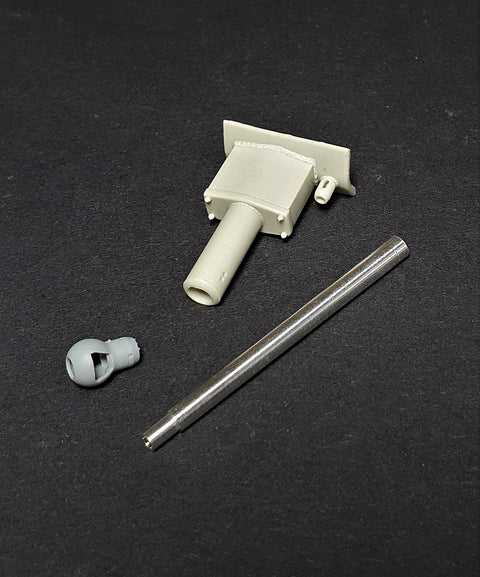 パンツァーアート GB35-072 1/35 IV号戦車 F2/G型(KwK40 l43) 砲身 (初期型マズルブレーキ)・防楯(汎用)