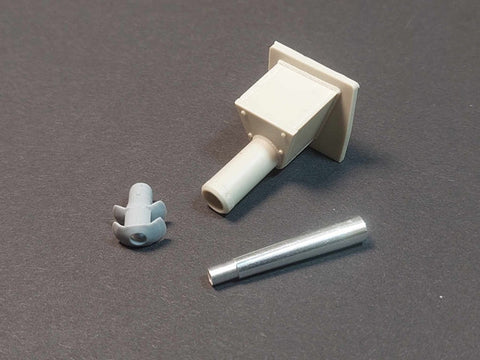 パンツァーアート GB35-128 1/35 10.5cm突撃榴弾砲42 溶接防盾・StuG42 榴弾砲(最終型マズルブレーキ)(汎用)