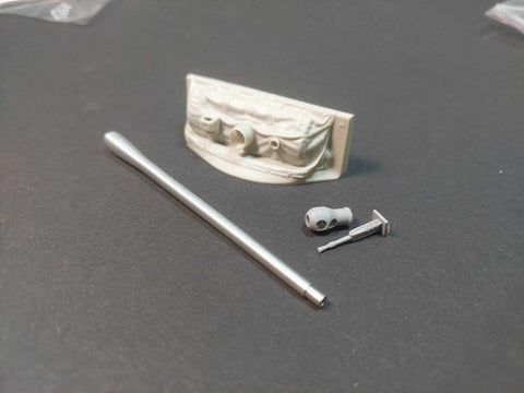 パンツァーアート GB35-131 1/35 A34 コメット 77mm OQF砲身 (戦後型)・キャンバス付き防盾(汎用)