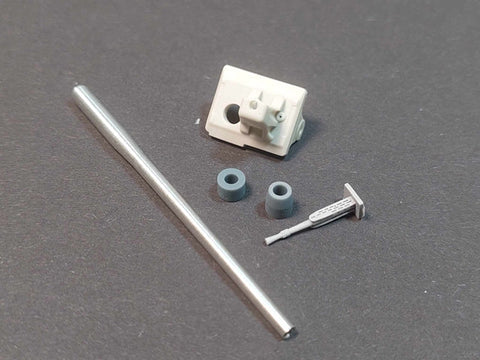 パンツァーアート GB35-138 1/35 チャーチルlII ・クルセイダー III 6 ポンド MkV 砲・後期型防盾(汎用)